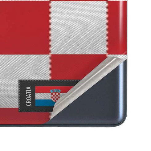 Croatia Soccer Flag Galaxy S20 Fan Edition Skin